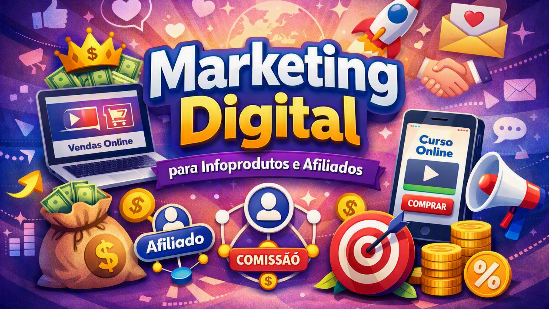 Curso Marketing Digital - Infoprodutos e Afiliados